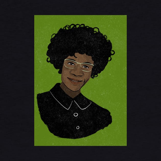 Herstory Portraits: Shirley Chisholm by divafern